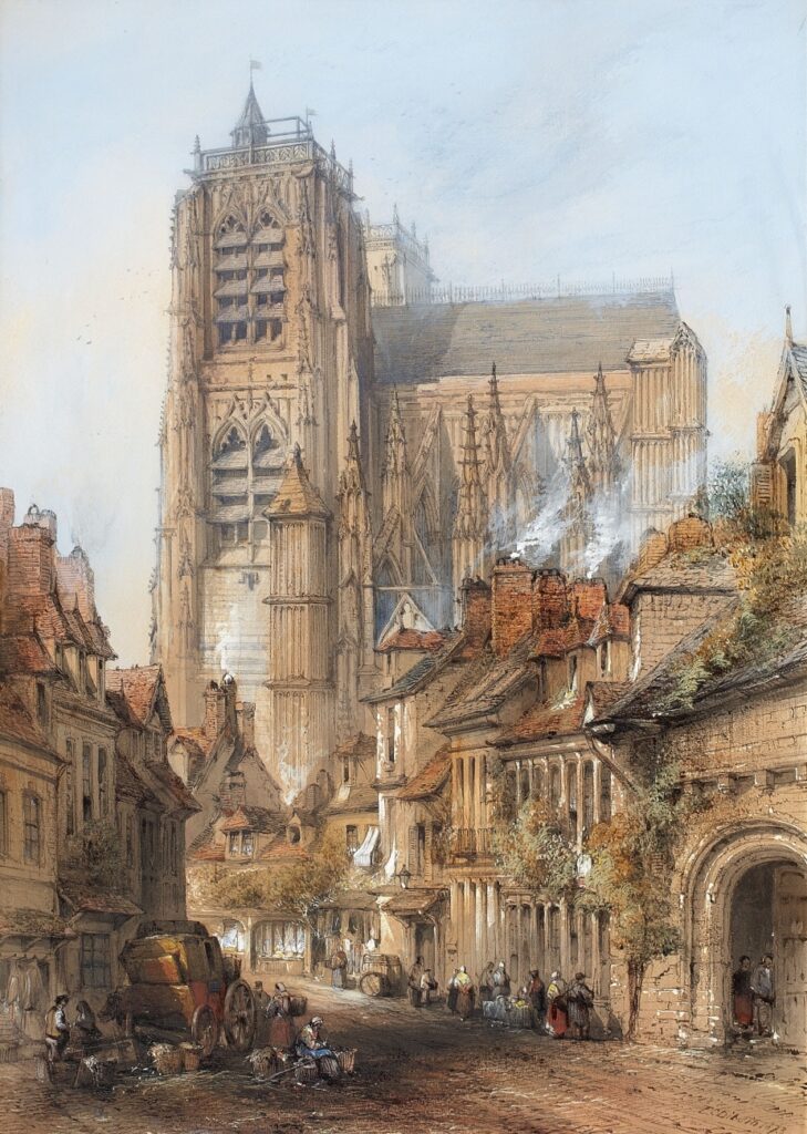 Thomas Colman Dibdin St Vulfran in Abbeville 1873